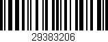 Código de barras (EAN, GTIN, SKU, ISBN): '29383206'
