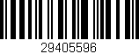 Código de barras (EAN, GTIN, SKU, ISBN): '29405596'