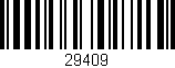 Código de barras (EAN, GTIN, SKU, ISBN): '29409'