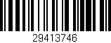 Código de barras (EAN, GTIN, SKU, ISBN): '29413746'
