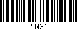 Código de barras (EAN, GTIN, SKU, ISBN): '29431'