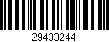 Código de barras (EAN, GTIN, SKU, ISBN): '29433244'