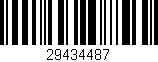 Código de barras (EAN, GTIN, SKU, ISBN): '29434487'