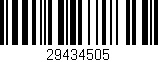Código de barras (EAN, GTIN, SKU, ISBN): '29434505'