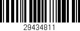 Código de barras (EAN, GTIN, SKU, ISBN): '29434811'