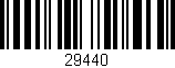 Código de barras (EAN, GTIN, SKU, ISBN): '29440'