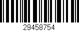 Código de barras (EAN, GTIN, SKU, ISBN): '29458754'