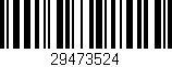Código de barras (EAN, GTIN, SKU, ISBN): '29473524'