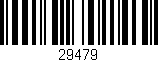 Código de barras (EAN, GTIN, SKU, ISBN): '29479'