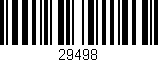 Código de barras (EAN, GTIN, SKU, ISBN): '29498'
