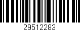 Código de barras (EAN, GTIN, SKU, ISBN): '29512283'