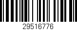 Código de barras (EAN, GTIN, SKU, ISBN): '29516776'