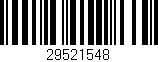 Código de barras (EAN, GTIN, SKU, ISBN): '29521548'