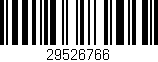 Código de barras (EAN, GTIN, SKU, ISBN): '29526766'