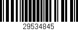 Código de barras (EAN, GTIN, SKU, ISBN): '29534845'