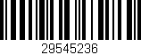 Código de barras (EAN, GTIN, SKU, ISBN): '29545236'