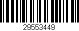 Código de barras (EAN, GTIN, SKU, ISBN): '29553449'