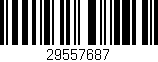 Código de barras (EAN, GTIN, SKU, ISBN): '29557687'