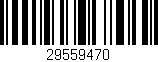 Código de barras (EAN, GTIN, SKU, ISBN): '29559470'