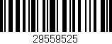Código de barras (EAN, GTIN, SKU, ISBN): '29559525'