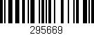 Código de barras (EAN, GTIN, SKU, ISBN): '295669'