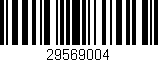 Código de barras (EAN, GTIN, SKU, ISBN): '29569004'