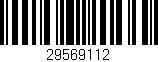 Código de barras (EAN, GTIN, SKU, ISBN): '29569112'