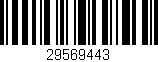 Código de barras (EAN, GTIN, SKU, ISBN): '29569443'