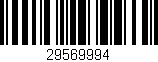 Código de barras (EAN, GTIN, SKU, ISBN): '29569994'