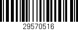 Código de barras (EAN, GTIN, SKU, ISBN): '29570516'