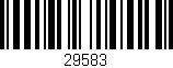 Código de barras (EAN, GTIN, SKU, ISBN): '29583'