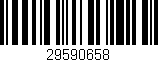 Código de barras (EAN, GTIN, SKU, ISBN): '29590658'