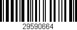 Código de barras (EAN, GTIN, SKU, ISBN): '29590664'