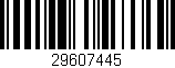 Código de barras (EAN, GTIN, SKU, ISBN): '29607445'