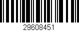 Código de barras (EAN, GTIN, SKU, ISBN): '29608451'
