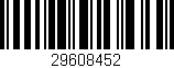 Código de barras (EAN, GTIN, SKU, ISBN): '29608452'