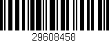 Código de barras (EAN, GTIN, SKU, ISBN): '29608458'