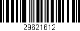 Código de barras (EAN, GTIN, SKU, ISBN): '29621612'