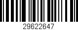 Código de barras (EAN, GTIN, SKU, ISBN): '29622647'
