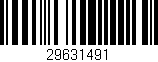 Código de barras (EAN, GTIN, SKU, ISBN): '29631491'