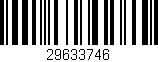 Código de barras (EAN, GTIN, SKU, ISBN): '29633746'