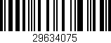 Código de barras (EAN, GTIN, SKU, ISBN): '29634075'