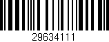 Código de barras (EAN, GTIN, SKU, ISBN): '29634111'