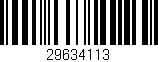 Código de barras (EAN, GTIN, SKU, ISBN): '29634113'