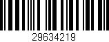 Código de barras (EAN, GTIN, SKU, ISBN): '29634219'