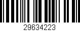 Código de barras (EAN, GTIN, SKU, ISBN): '29634223'