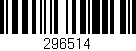 Código de barras (EAN, GTIN, SKU, ISBN): '296514'