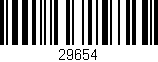 Código de barras (EAN, GTIN, SKU, ISBN): '29654'