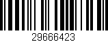 Código de barras (EAN, GTIN, SKU, ISBN): '29666423'