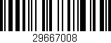 Código de barras (EAN, GTIN, SKU, ISBN): '29667008'